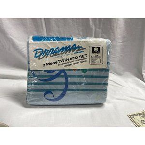 Dreams Sheet Set 3 Piece Twin NOS Collection by Bibb Music Staff and Notes VTG